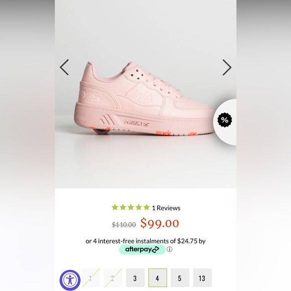 Heeley’s girls shoes on wheels sz 5Y brand new in box - Picture 2 of 7